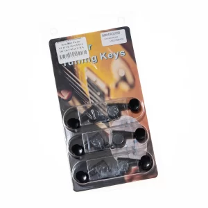 Preme Guitar Machine Head J-05 (L3+R3) Black ลูกบิดไฟฟ้าหลังกลม 2 ทางราคาถูกสุด