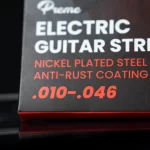 Box label for electric guitar strings with nickel-plated steel anti-rust coating and gauge .010–.046kas ขายราคาพิเศษ