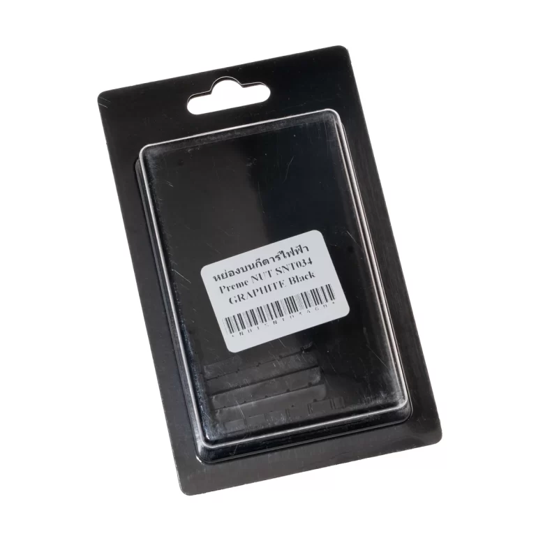 Black graphite accessory in blister-pack packaging with a barcode label visible. ขายราคาพิเศษ