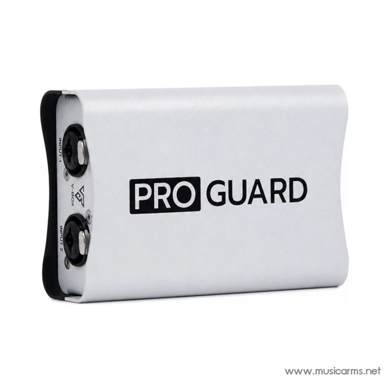 Pro Guard power module with two round input sockets on the left, silver body with the PRO GUARD label visible ขายราคาพิเศษ