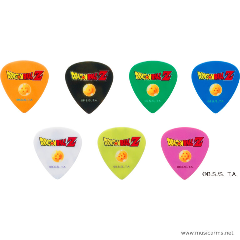 Ibanez × Dragon Ball Z Collaboration Picks (7-Piece Set) ปิ๊กกีตาร์ ขายราคาพิเศษ