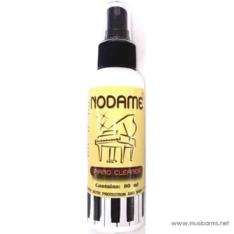 Nodame piano cleaner spray bottle with a yellow label showing a piano keyboard graphic (80 ml). ขายราคาพิเศษ