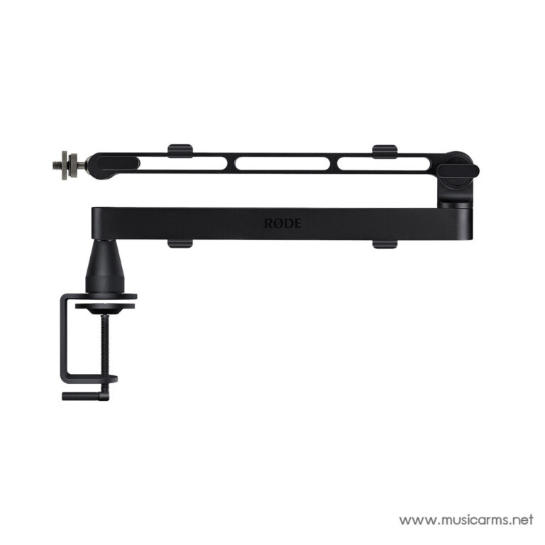 RØDE adjustable desk microphone boom arm with clamp and counterweight user-friendly for podcasting setups ขายราคาพิเศษ