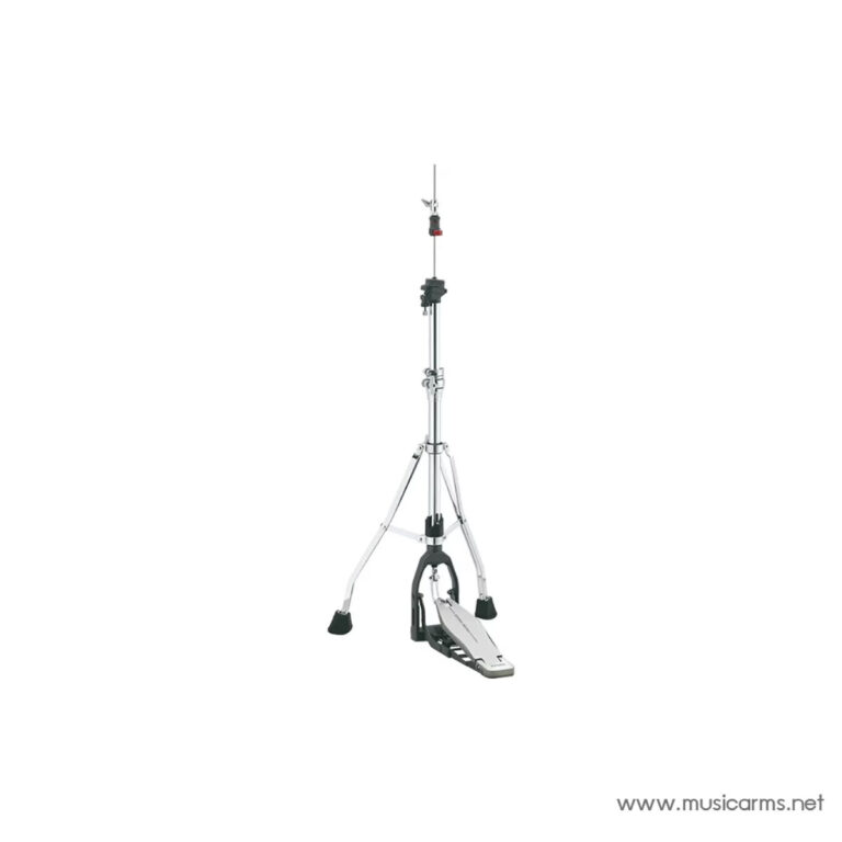 Adjustable drum kick pedal with a tripod stand on a white background. ขายราคาพิเศษ