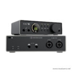 Dual-device audio interface setup: a Volt 2 unit atop a Universal Audio rack unit with XLR inputs and knob controls, used for recording. ลดราคาพิเศษ