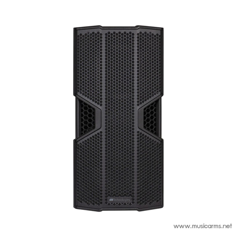Portable black loudspeaker with a perforated grille and angular side panels; dbTechnologies logo at the base. ขายราคาพิเศษ